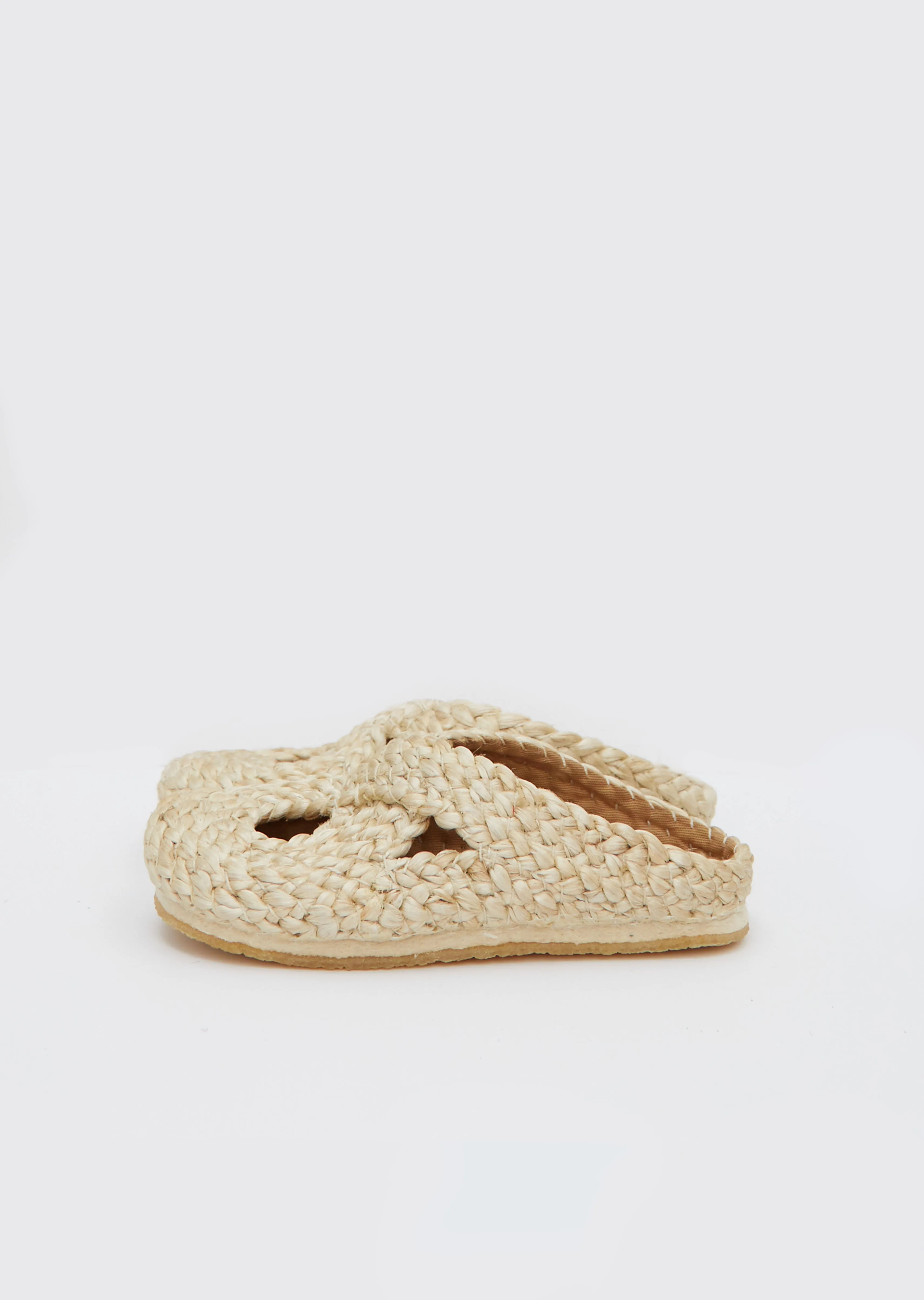 Illetes Woven Flats — Natural