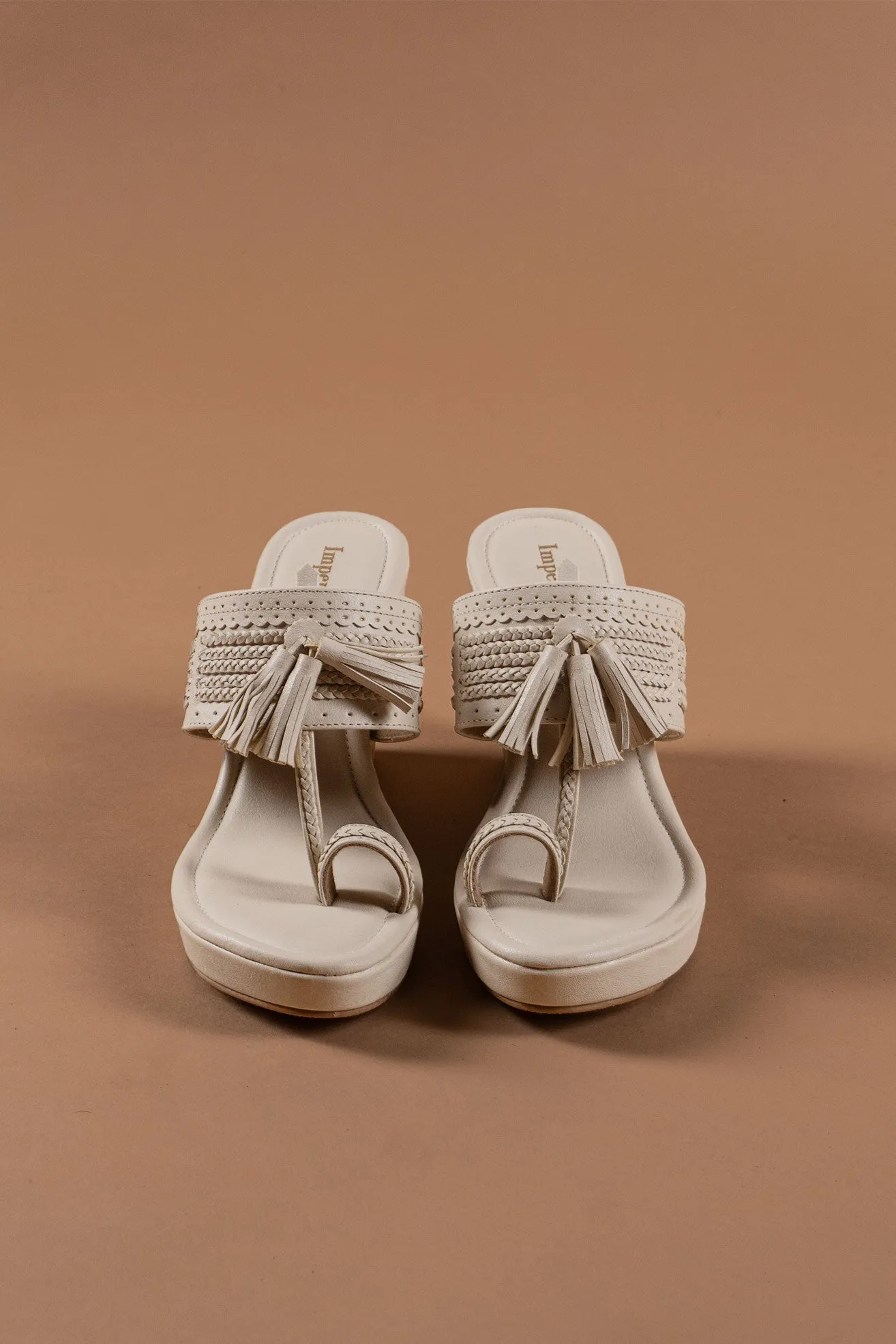 Ivory Kolhapuri Wedge