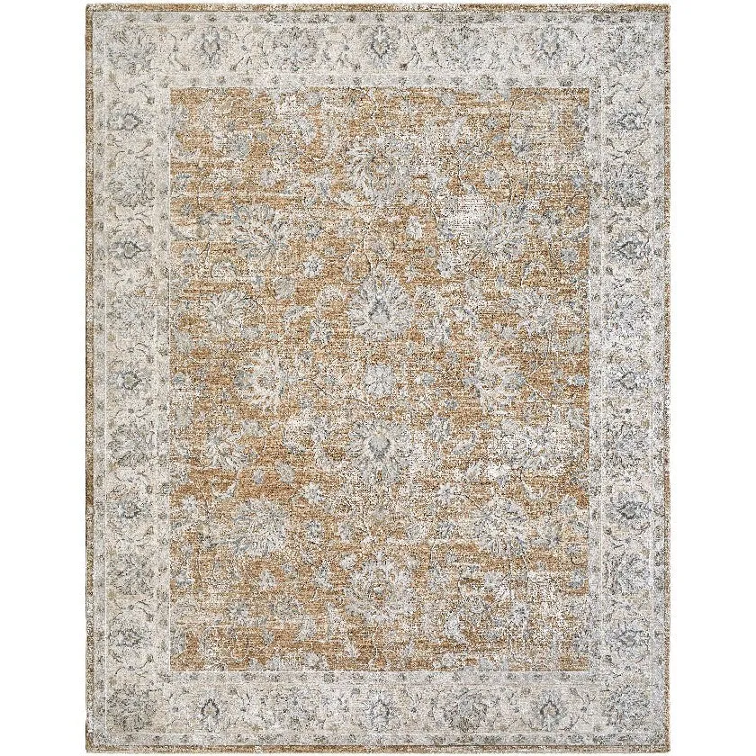 Jacolby Traditional Light Brown Area Rug