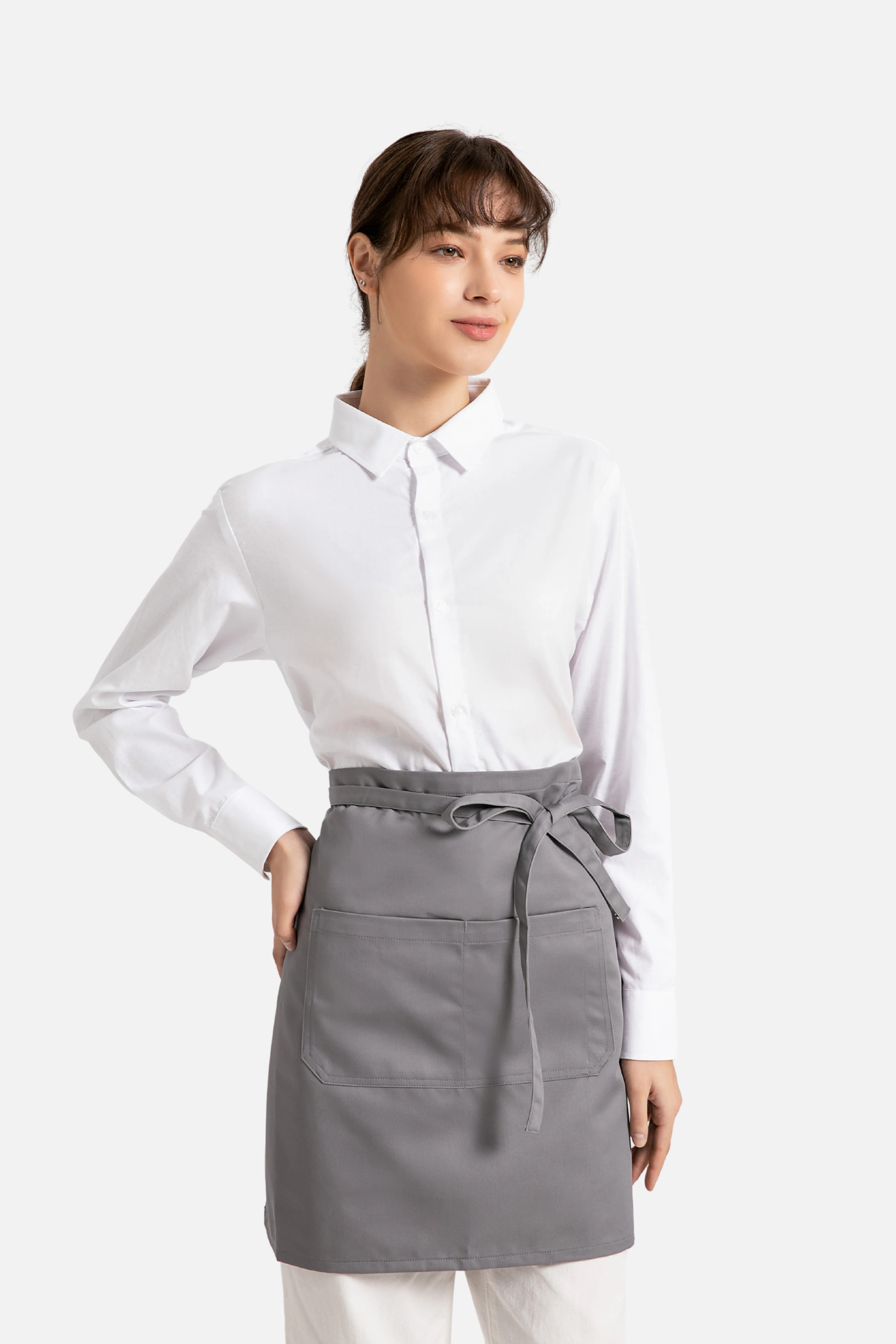 Kai Grey Half Apron