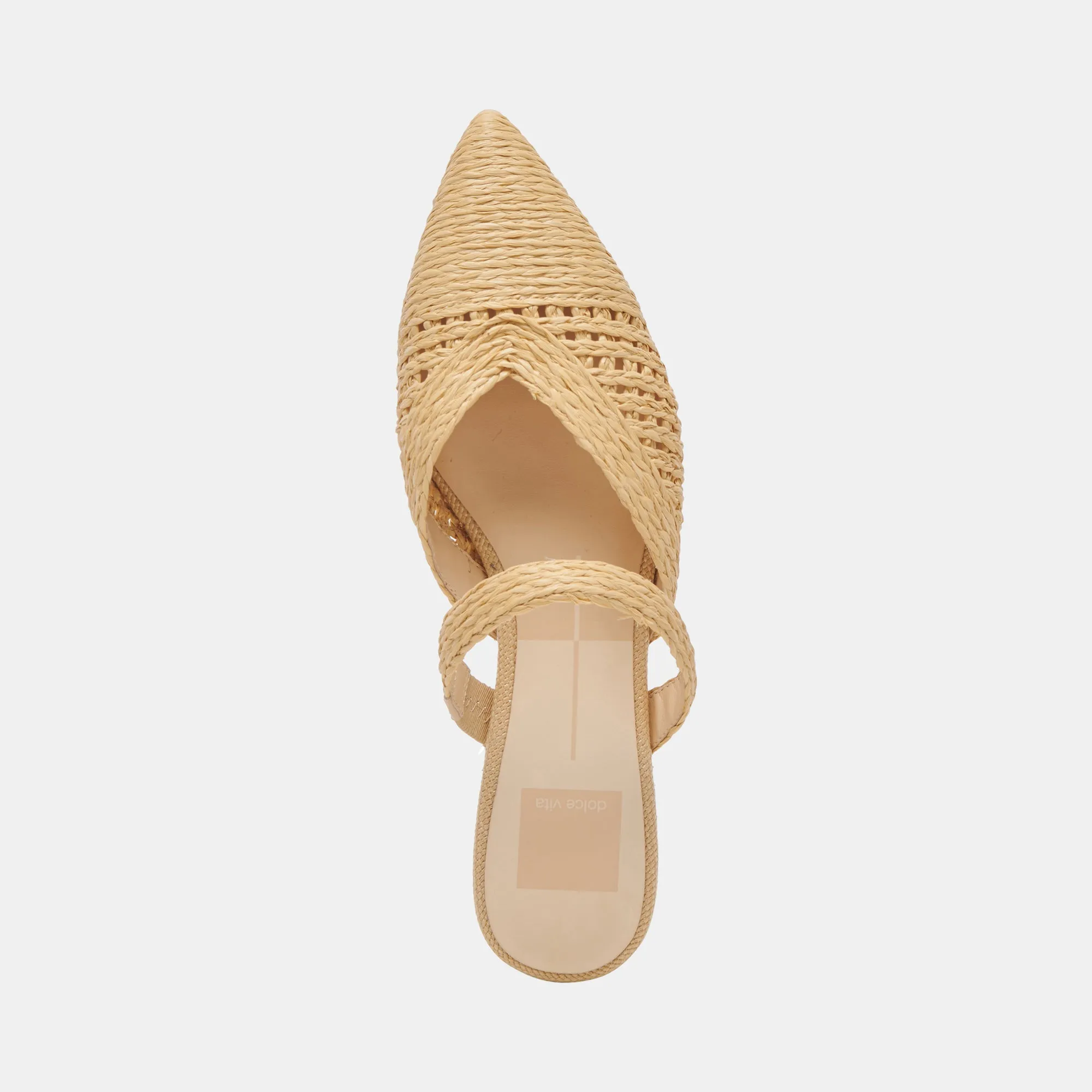 KALINE FLATS LT NATURAL RAFFIA