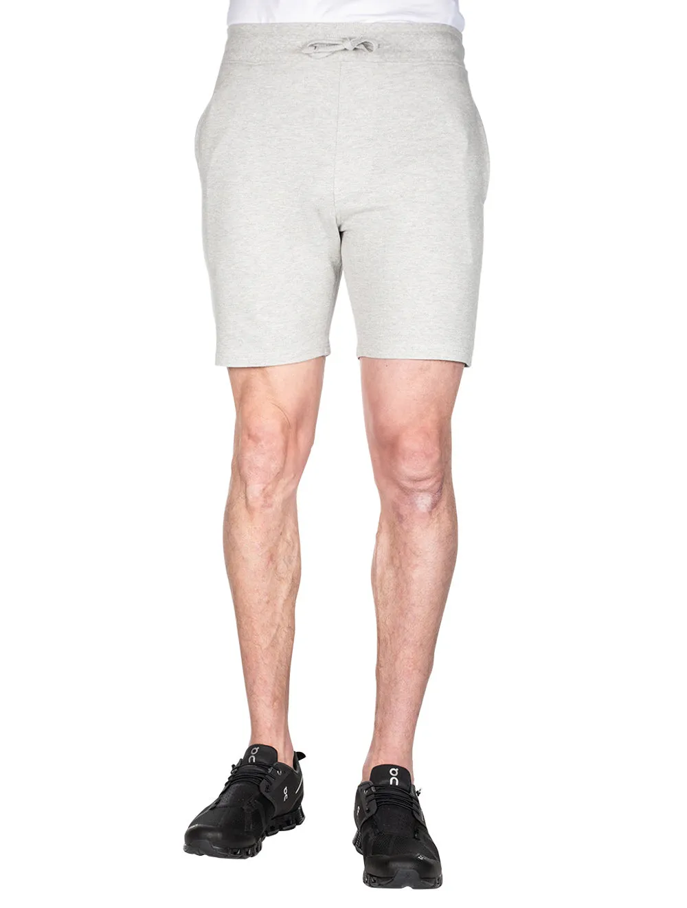 Key Pique Shorts Light Grey Melange