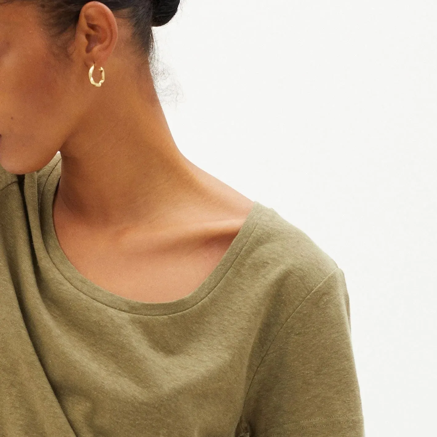 Khaki Hemp Regina T-Shirt