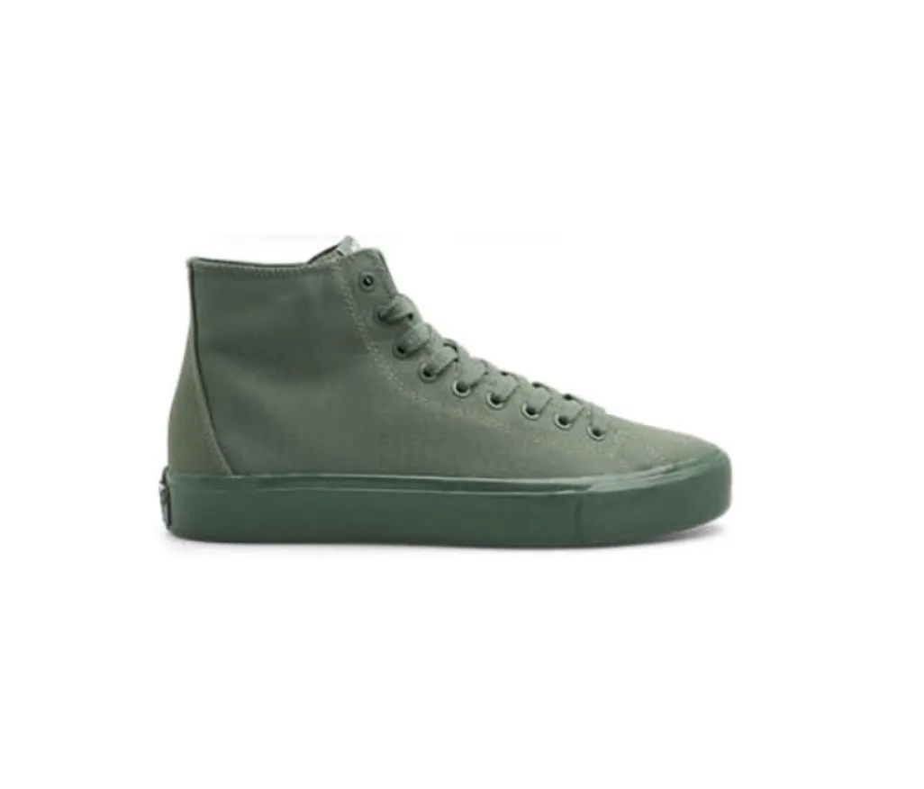 Last Resort VM003 Canvas Hi Shoe - Full Spray Green