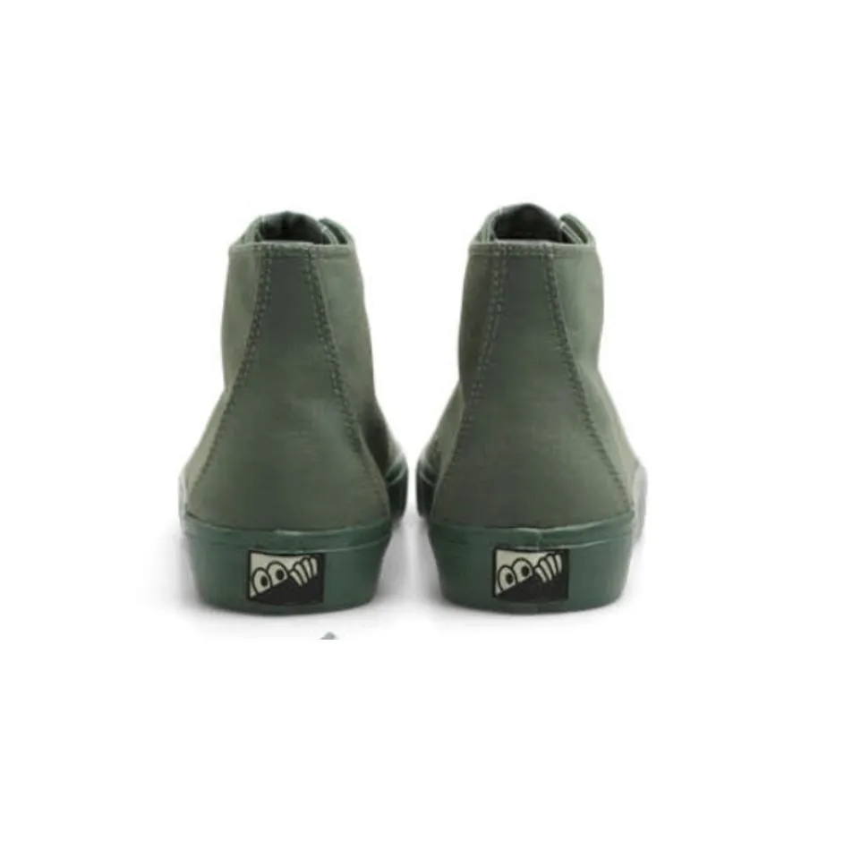 Last Resort VM003 Canvas Hi Shoe - Full Spray Green