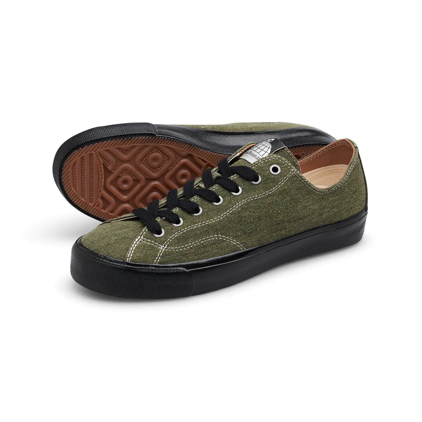 Last Resort VM003 Canvas LO Shoe - Green/Black