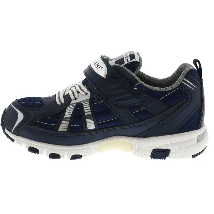 Little Boy Tsukihoshi Storm Sneaker Navy/Silver