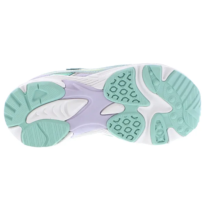 Little Girl Tsukihoshi Glitz Sneaker Mint/Lavender