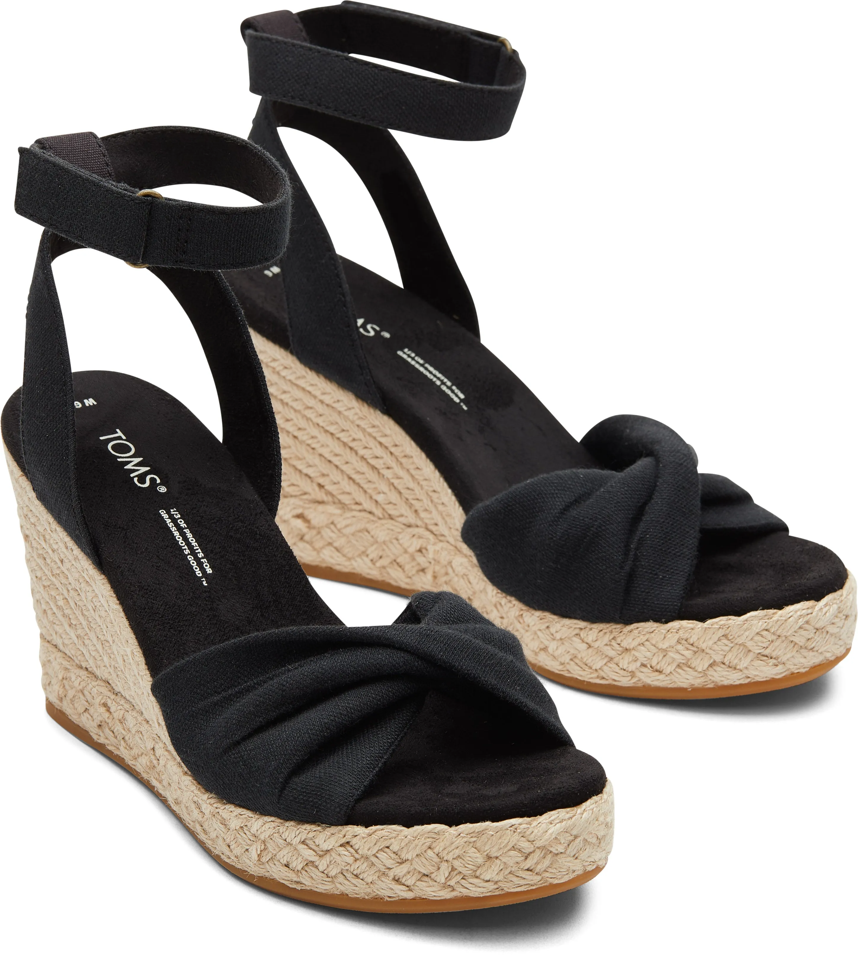 Marisela Wedge Sandal - Black