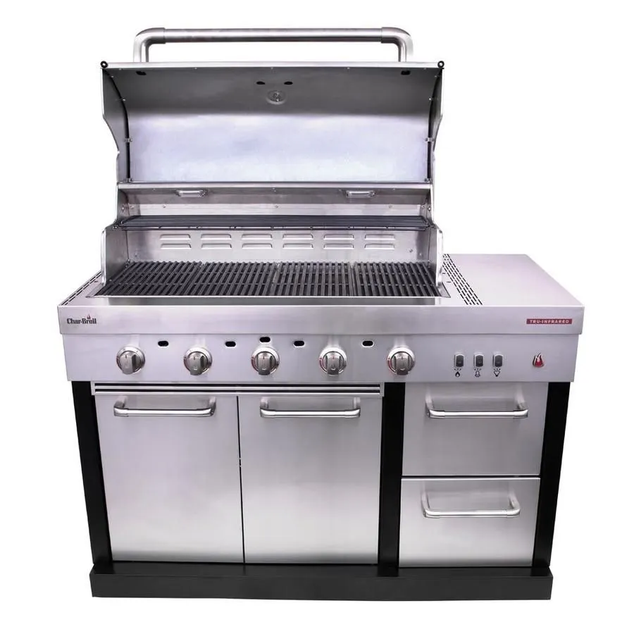 MEDALLION SERIES™ MODULAR OUTDOOR KITCHEN 5 BURNER TRU-INFRARED™ GAS GRILL