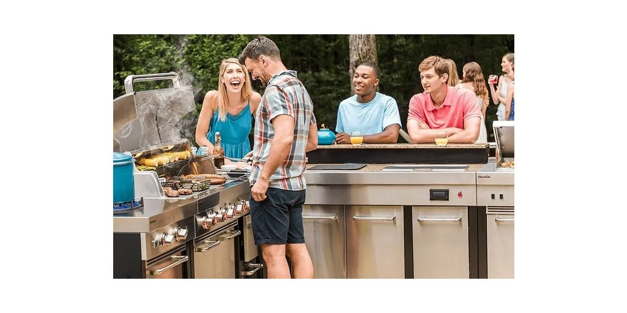 MEDALLION SERIES™ MODULAR OUTDOOR KITCHEN 5 BURNER TRU-INFRARED™ GAS GRILL