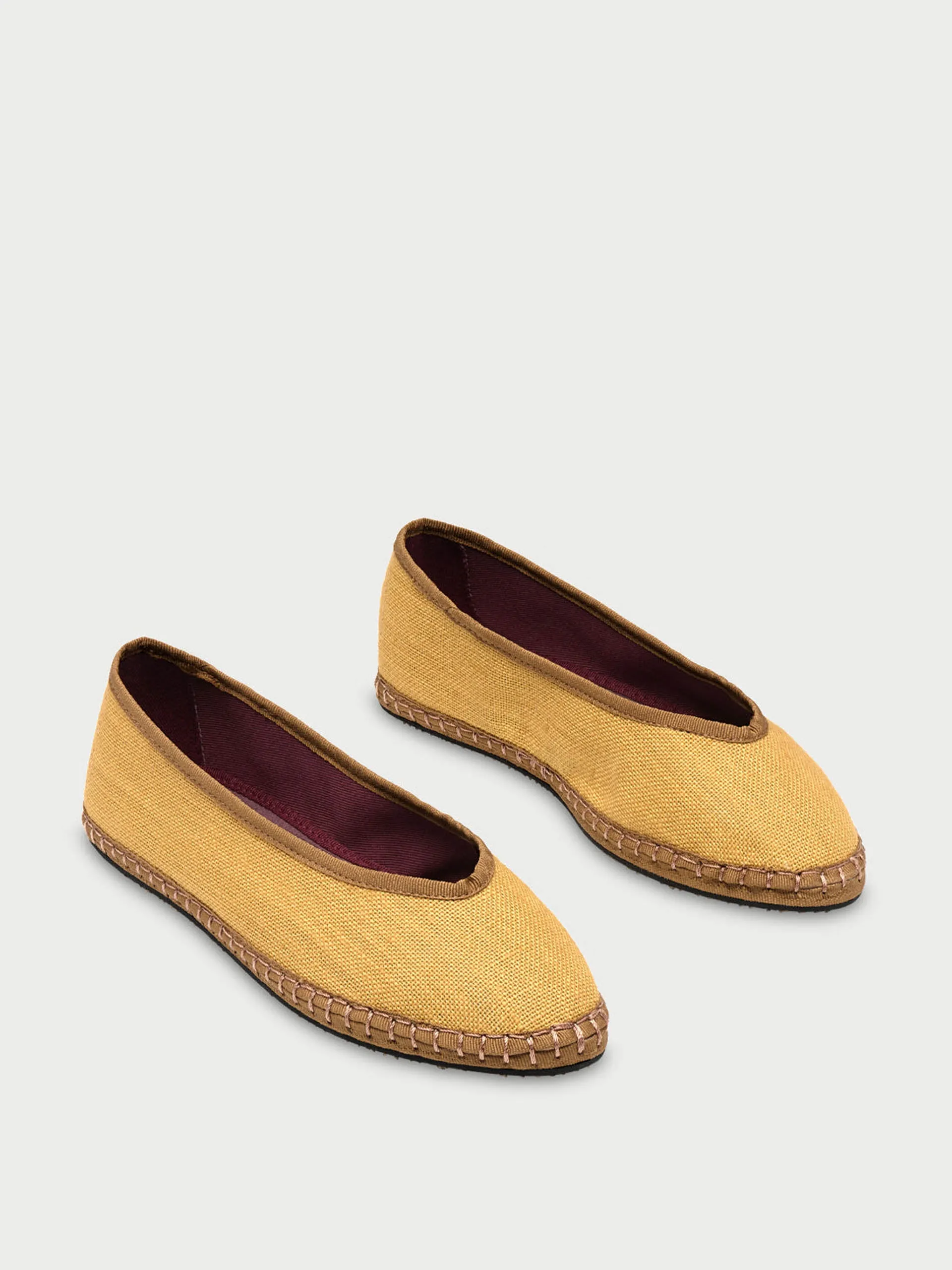 Mermaid flats in Mustard