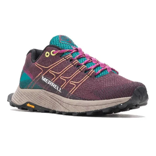 Merrell Moab Flight Trail Running Shoe - Burgundy