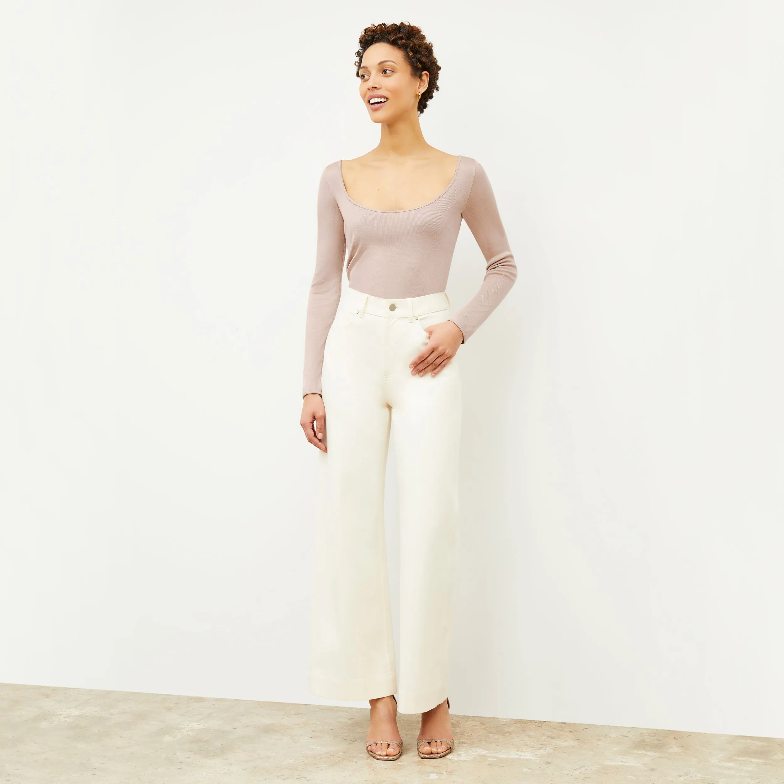 Milo Wide-Leg Jean - Eco Better Than Denim :: Tusk