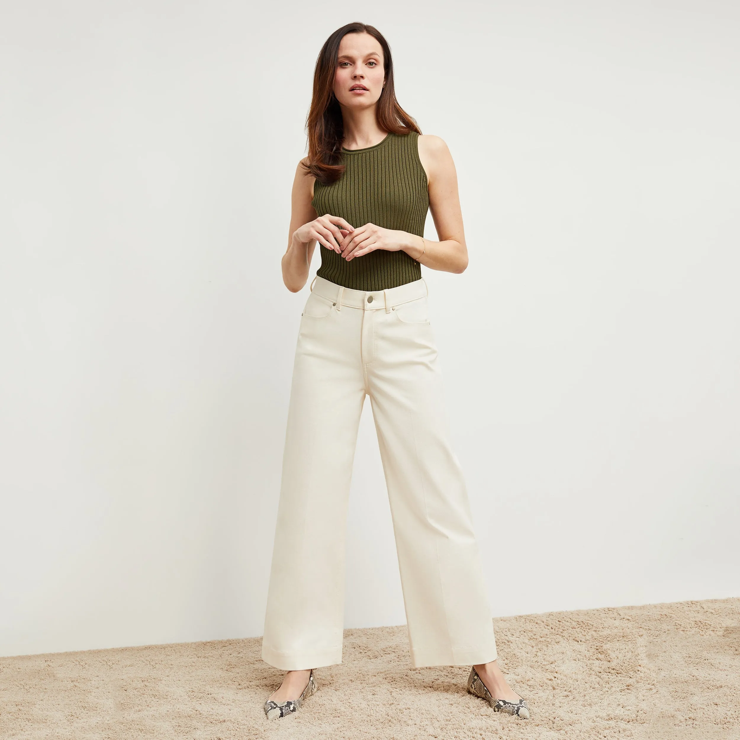 Milo Wide-Leg Jean - Eco Better Than Denim :: Tusk