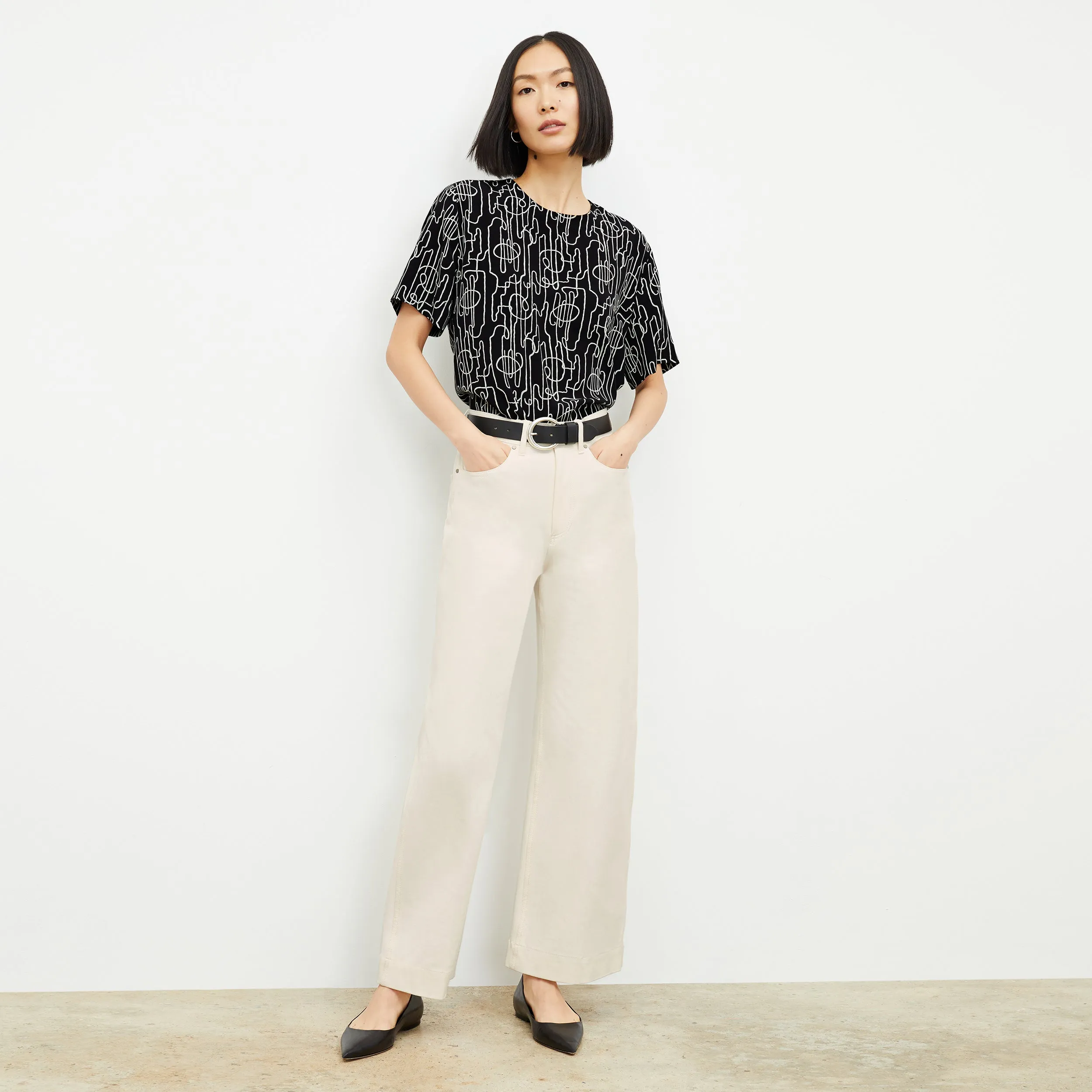 Milo Wide-Leg Jean - Eco Better Than Denim :: Tusk