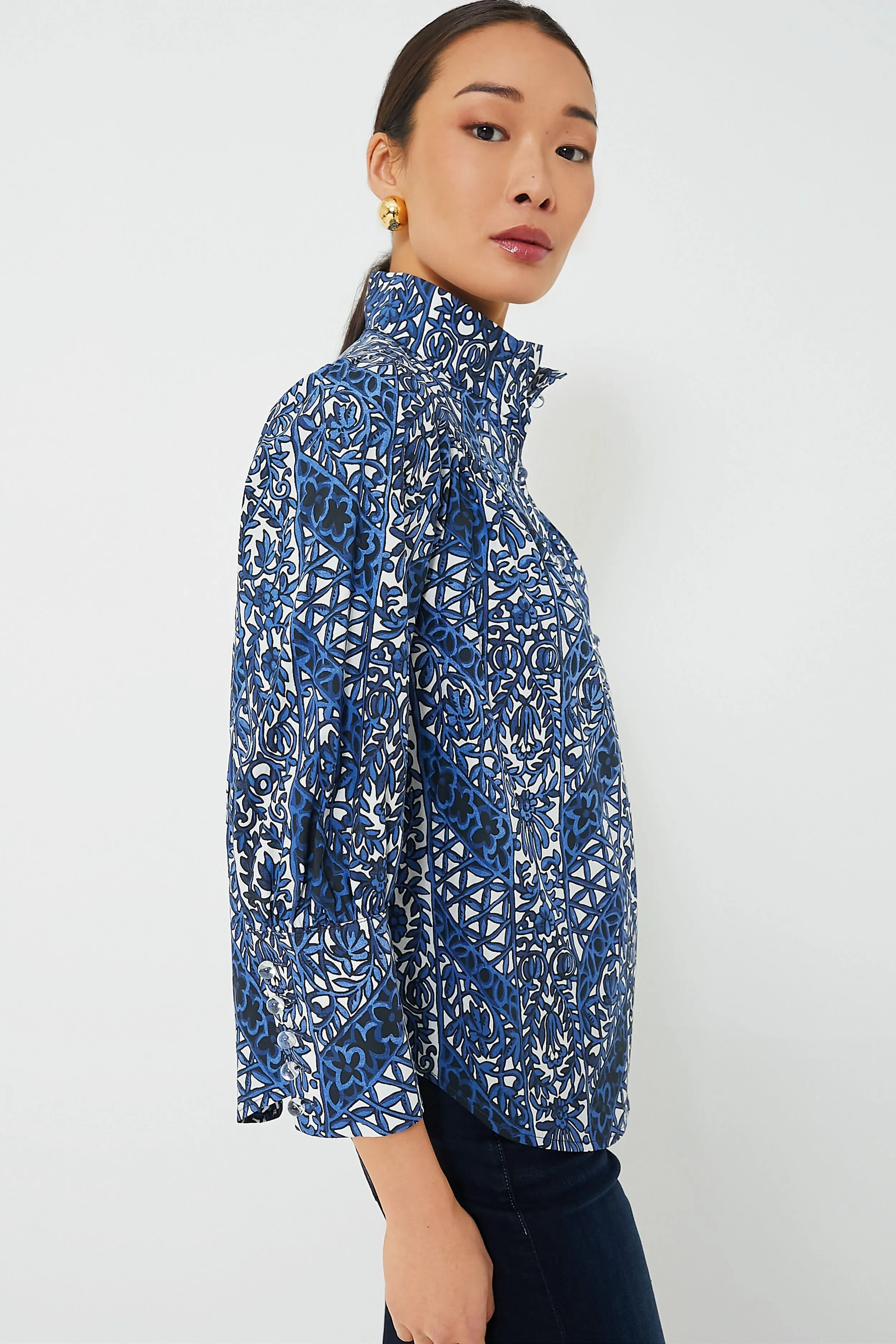 Montecito Midnights Corrigan Blouse