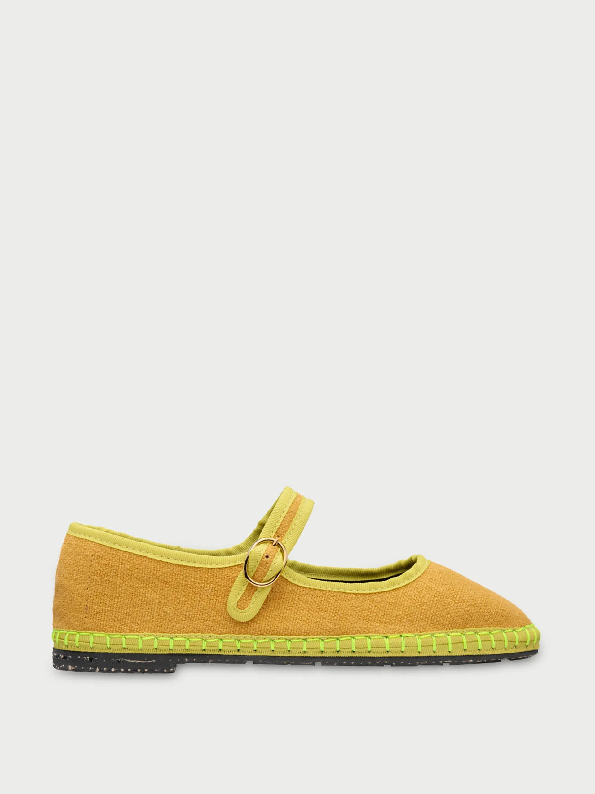 Mustard Ebenezer Mary Jane flats