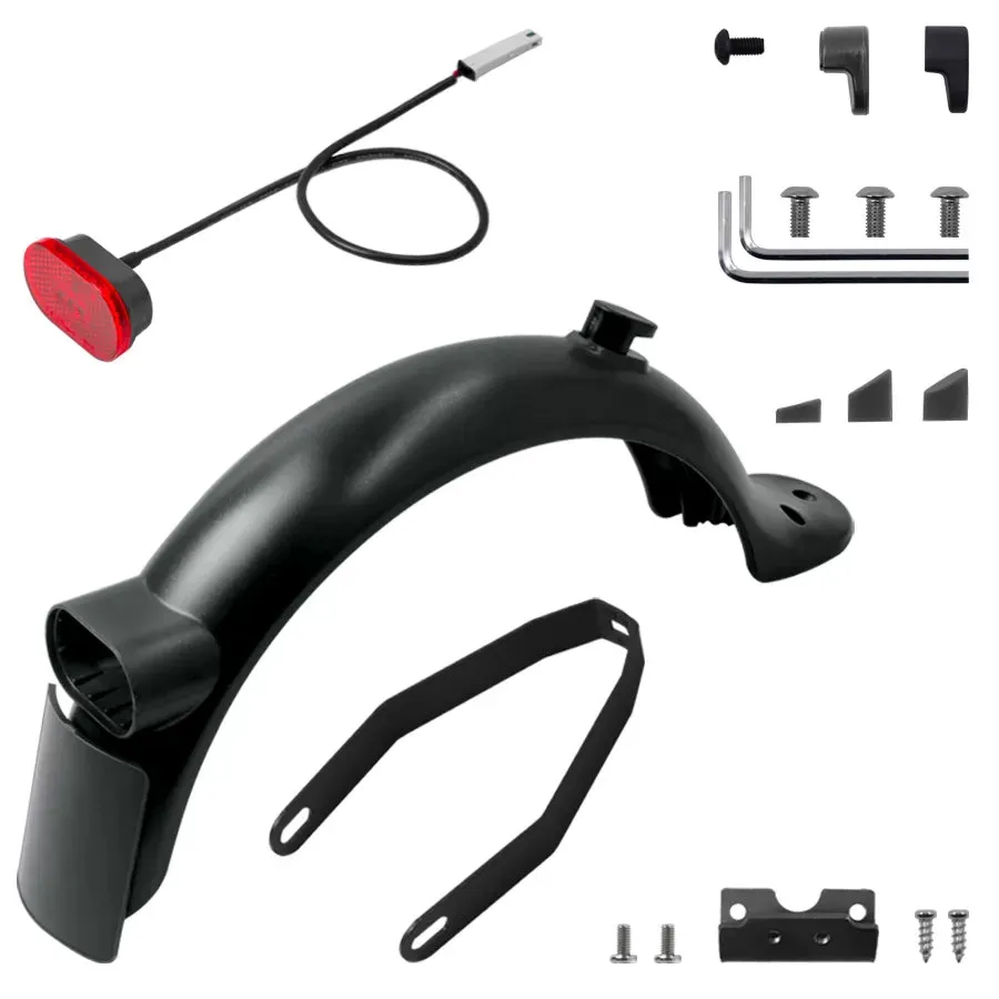 New Version Rear Mudguard fender kit Upgraded M365 Pro 2 Electric Scooter for Xiaomi M365 Pro M187 Pro 2 1S taillight Bracket