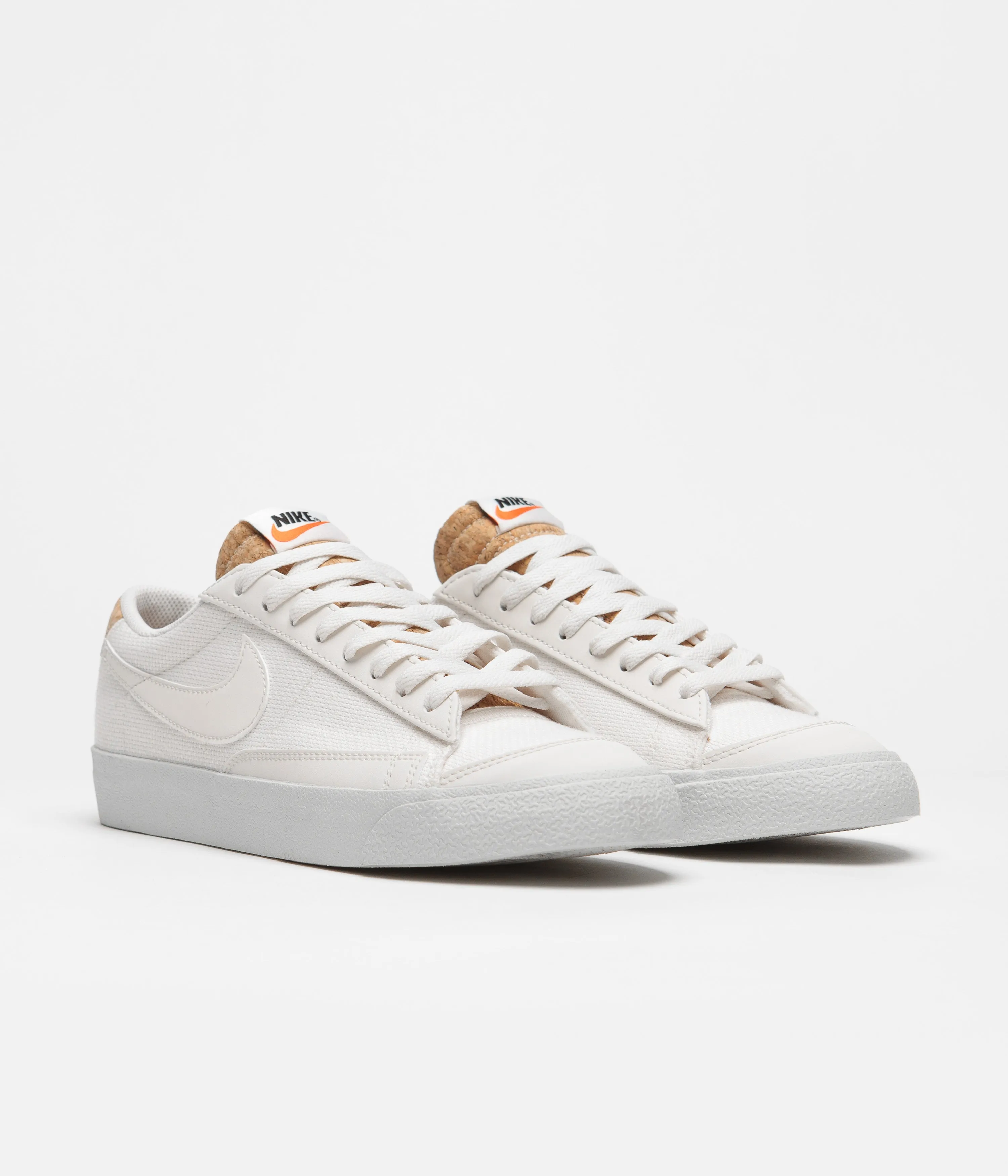 Nike Blazer Low 77 Premium Shoes - Phantom / Phantom - Light Bone - Black