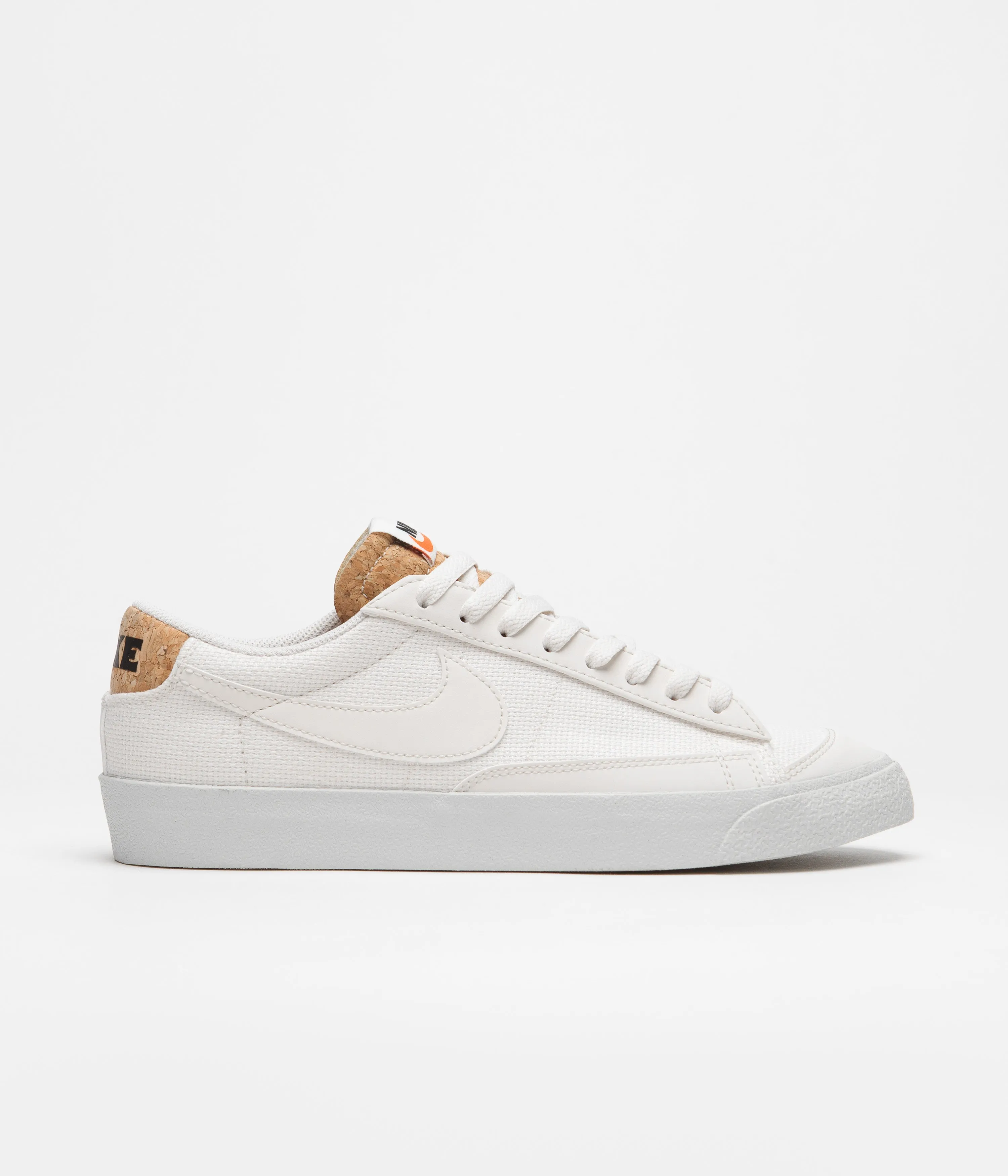 Nike Blazer Low 77 Premium Shoes - Phantom / Phantom - Light Bone - Black