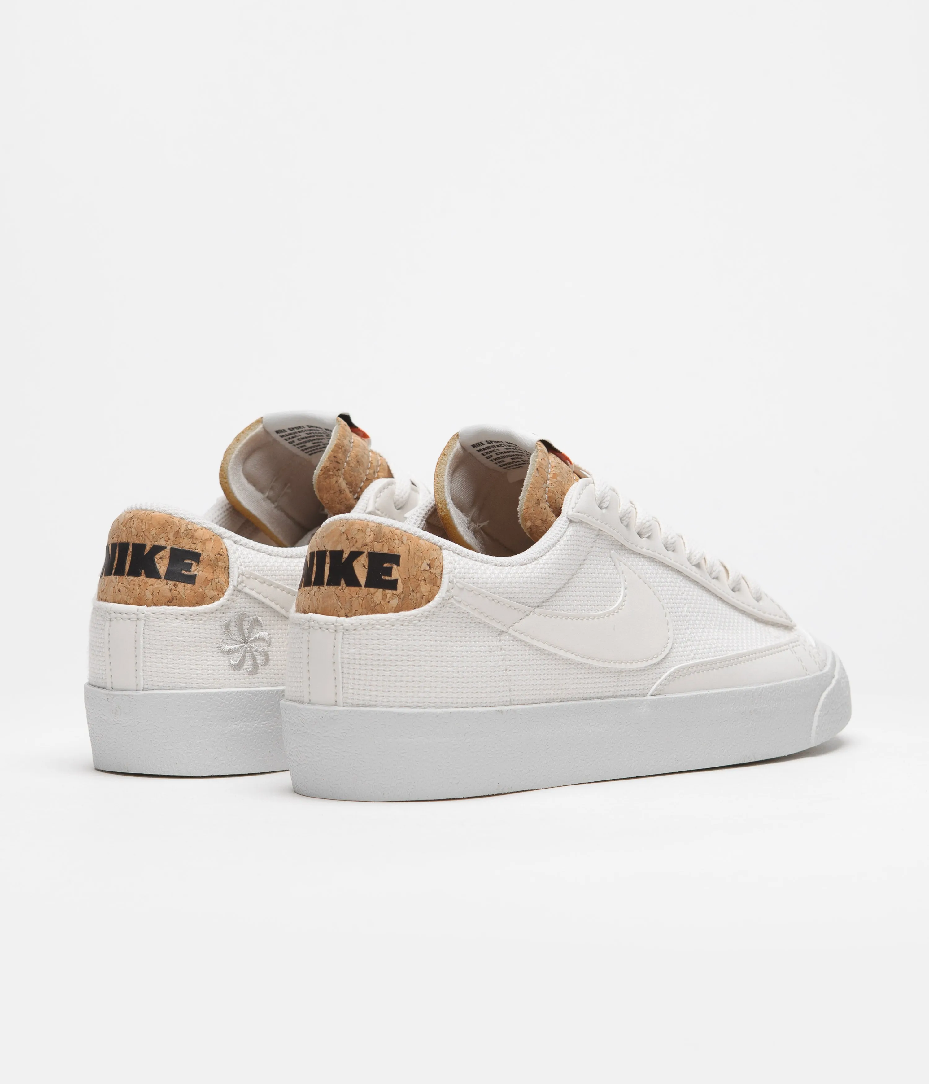 Nike Blazer Low 77 Premium Shoes - Phantom / Phantom - Light Bone - Black