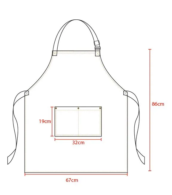 Noah Denim Bib Apron