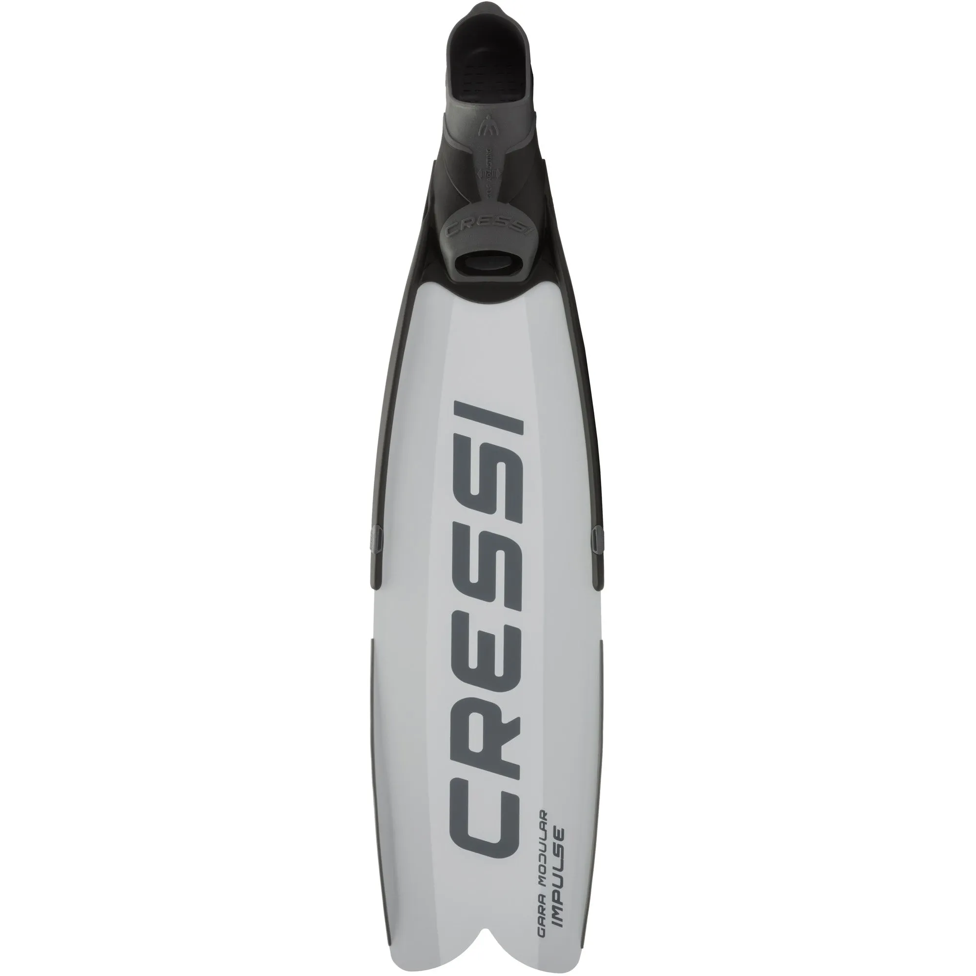 Open Box Cressi Gara Modular Impulse Fins for Freediving - White, Size: 42/43