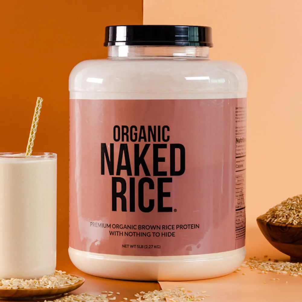 Organic Brown Rice Protein Powder 1lb | Naked Rice - 1lb