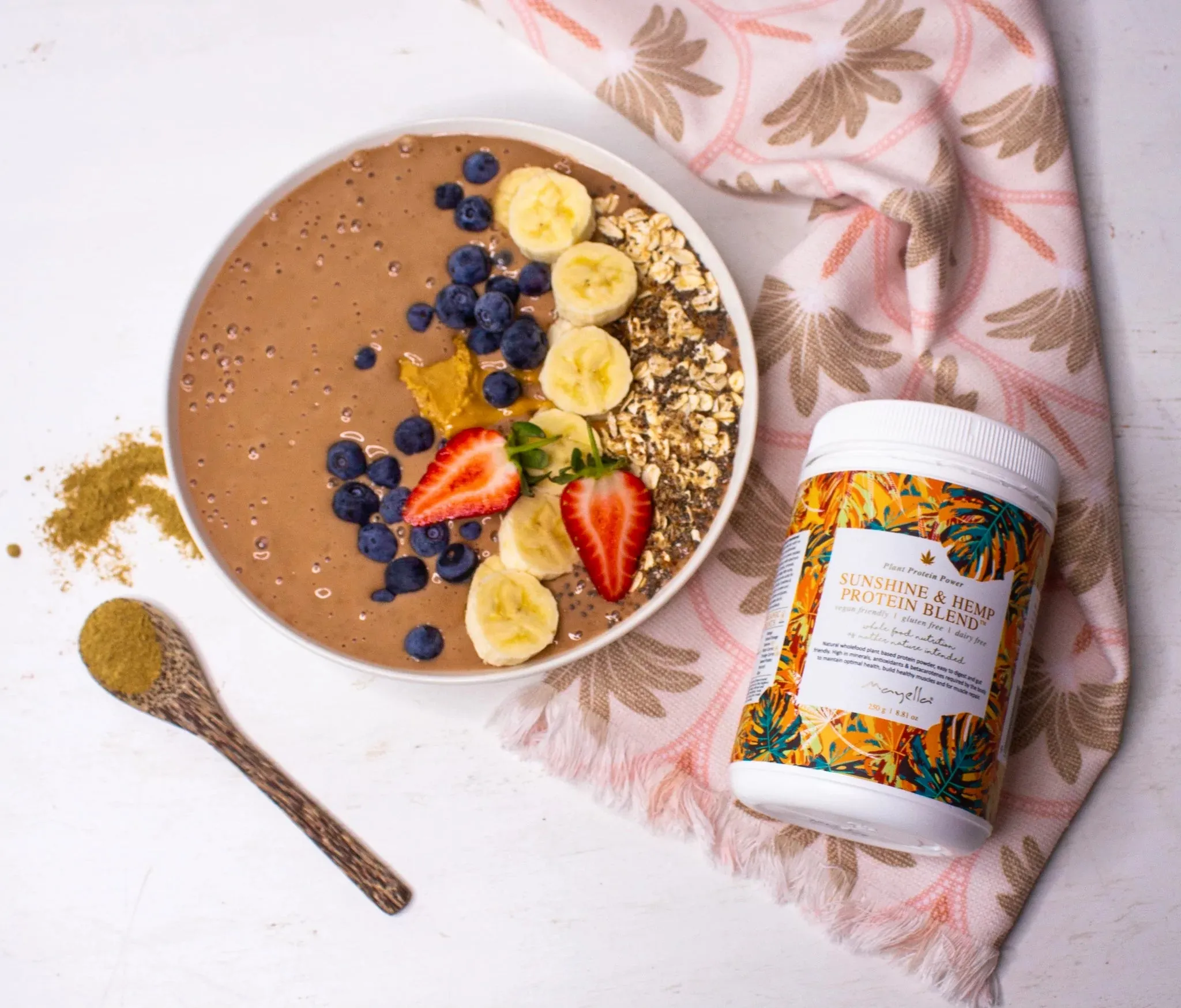 Organic Hemp Protein and Sunshine Fruits   Vegetables: Improve energy, mood and mental focus, activate healthy digestion and immune function with our ultimate plant protein!