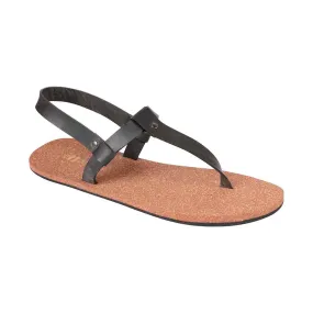 Paaduks Ara T-Strap Brown Cork Sandals for Men