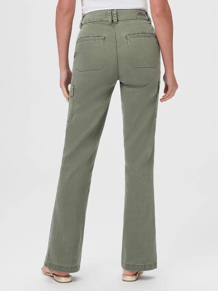 Paige Dion Cargo Trousers Vintage Ivy Green