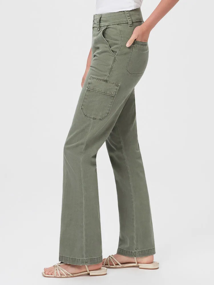 Paige Dion Cargo Trousers Vintage Ivy Green