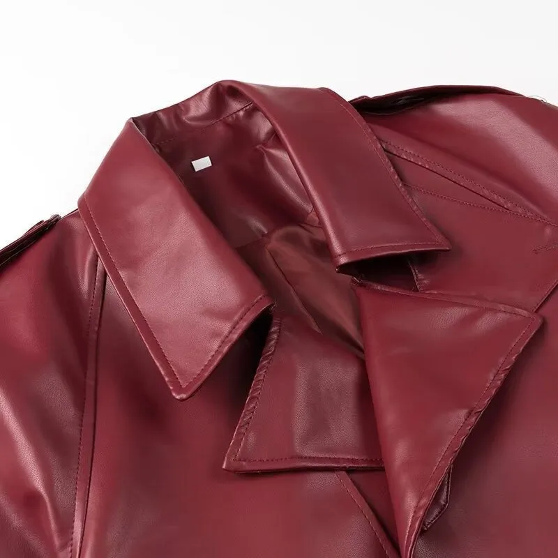 Pre Order:  Solid Motorcycle Style Leather Jacket