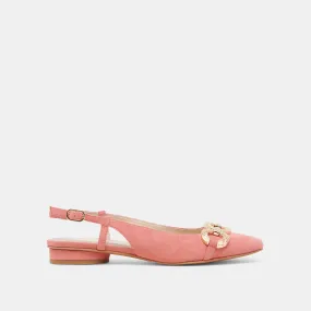 RAMANO FLATS CORAL SUEDE