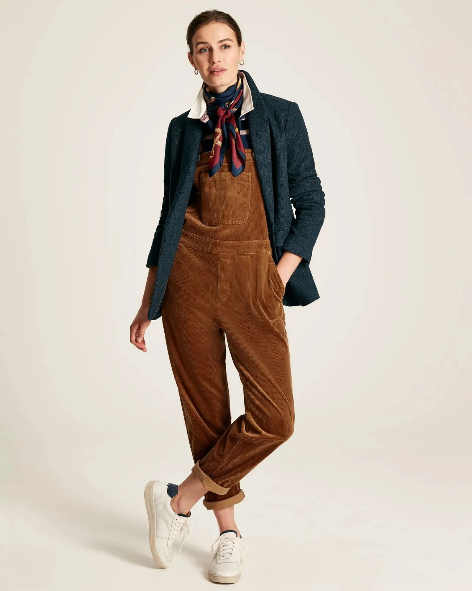 Rampling Cord Dungarees - Tan