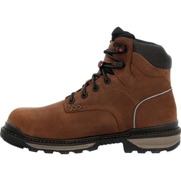 Rocky Men's Crazy Horse Rams Horn Waterproof Composite Toe Work Boot RKK0388