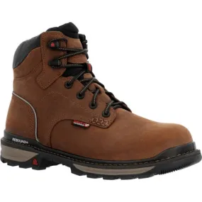 Rocky Men's Crazy Horse Rams Horn Waterproof Composite Toe Work Boot RKK0388