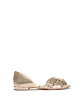 Sanni 20 Crackled metallic vegan Champagne