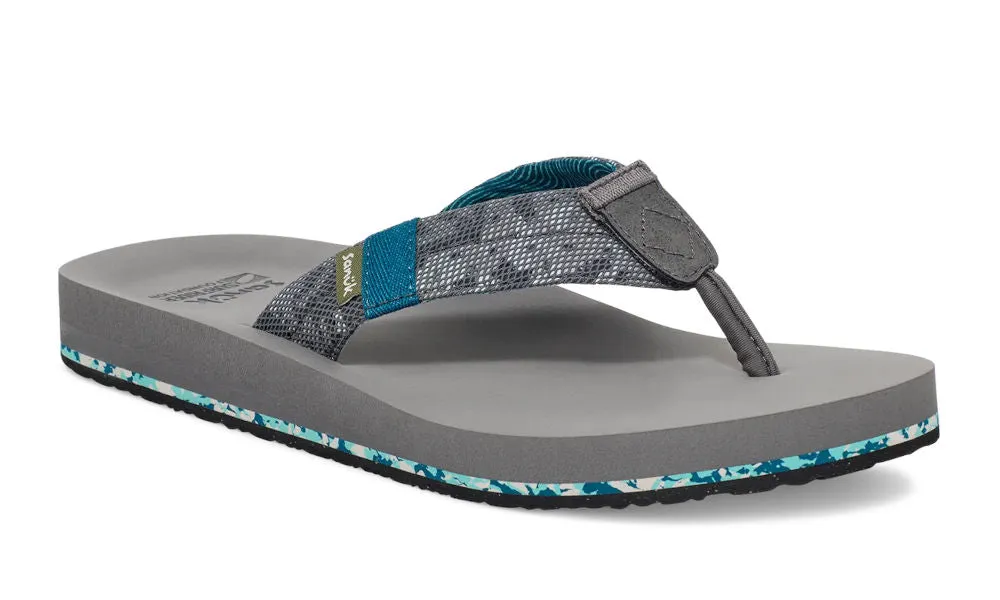 Sanuk Mens Ziggy Switchfit X Surfrider Grey