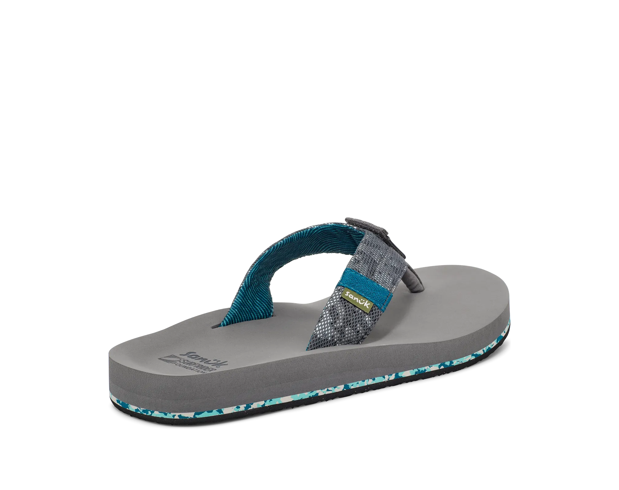 Sanuk Mens Ziggy Switchfit X Surfrider Grey