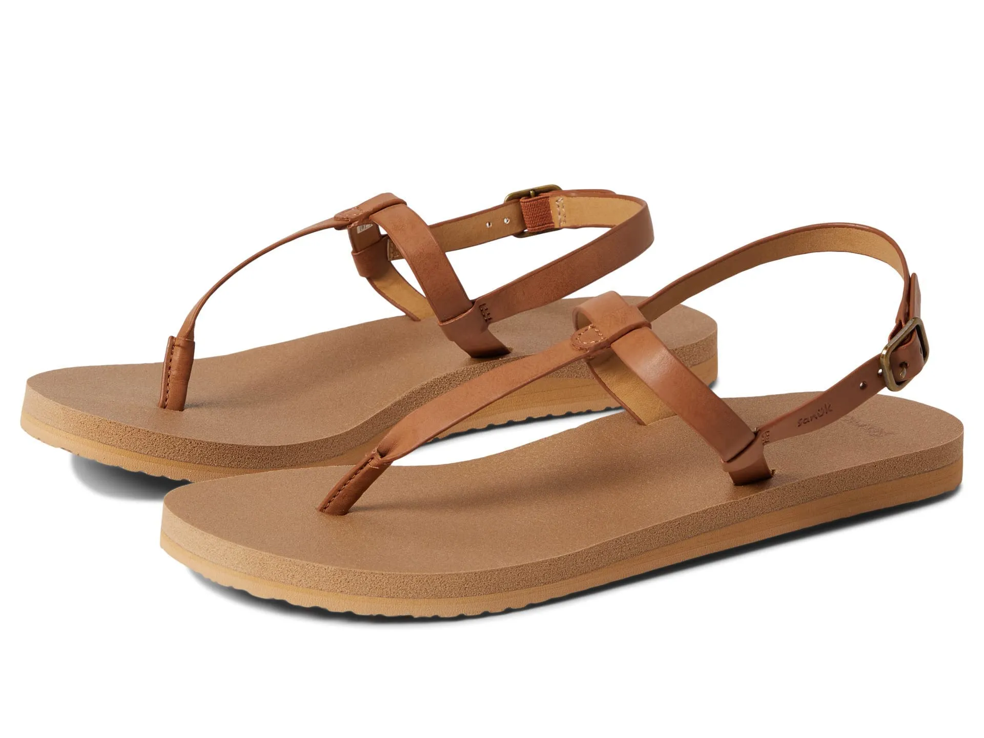 Sanuk Women's Yoga Gemini Sandal, Tan