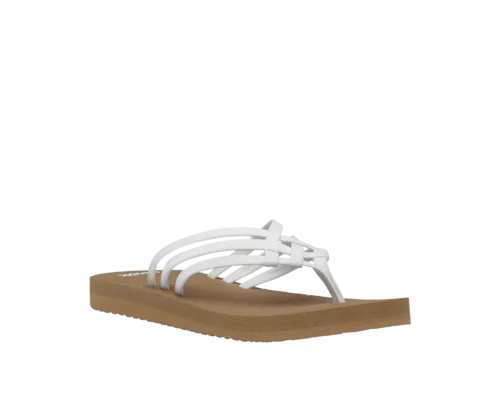 Sanuk Yoga Sandy Sandal-White/Tan