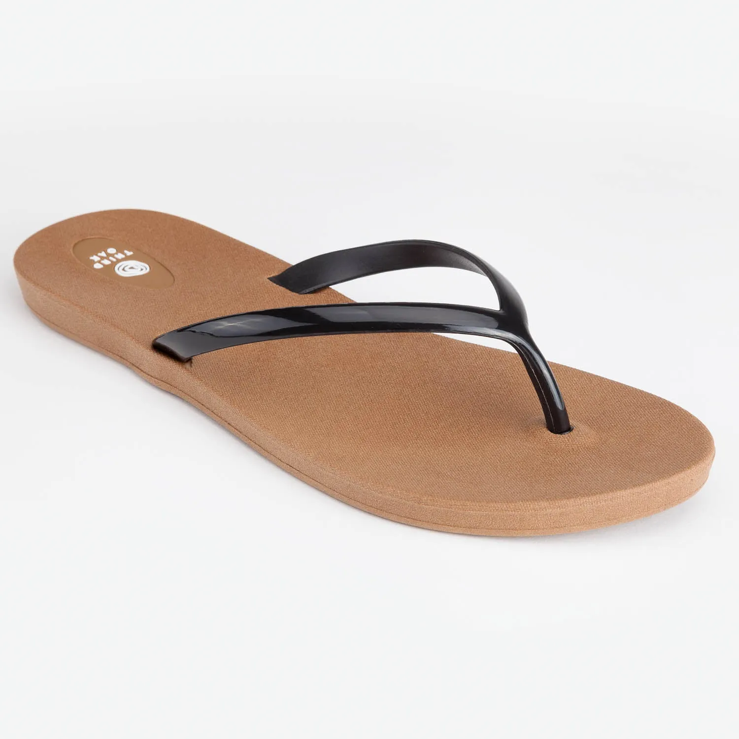 Scout Flip Flops in Toffee Black