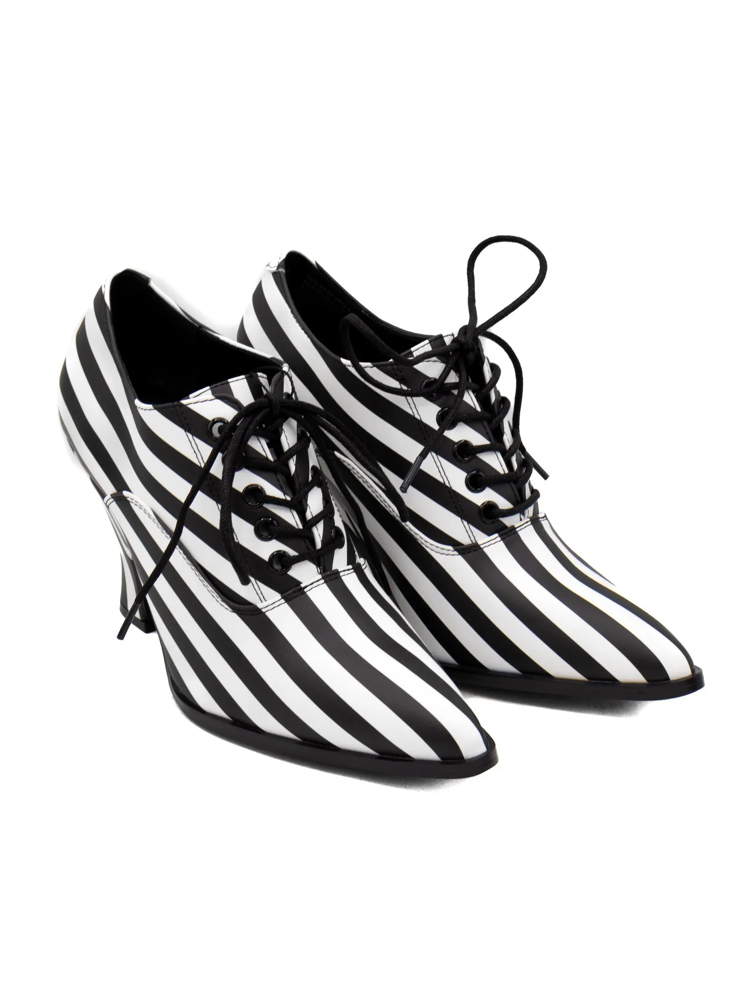 Striped Victoria Heel STRANGE CVLT