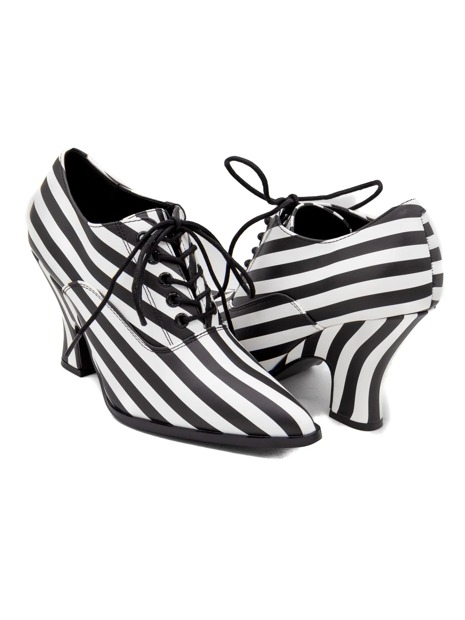 Striped Victoria Heel STRANGE CVLT