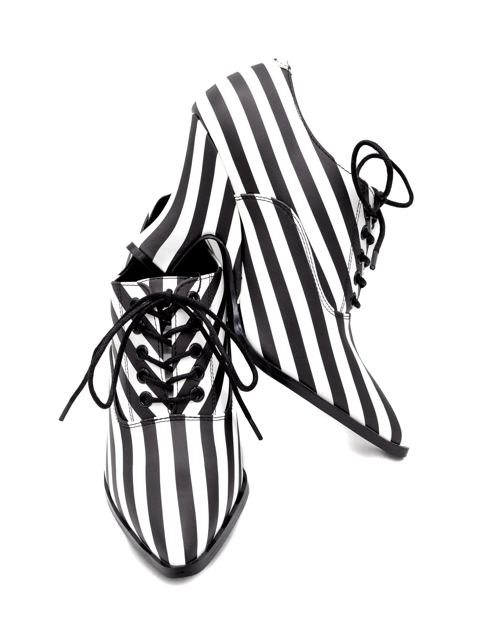 Striped Victoria Heel STRANGE CVLT