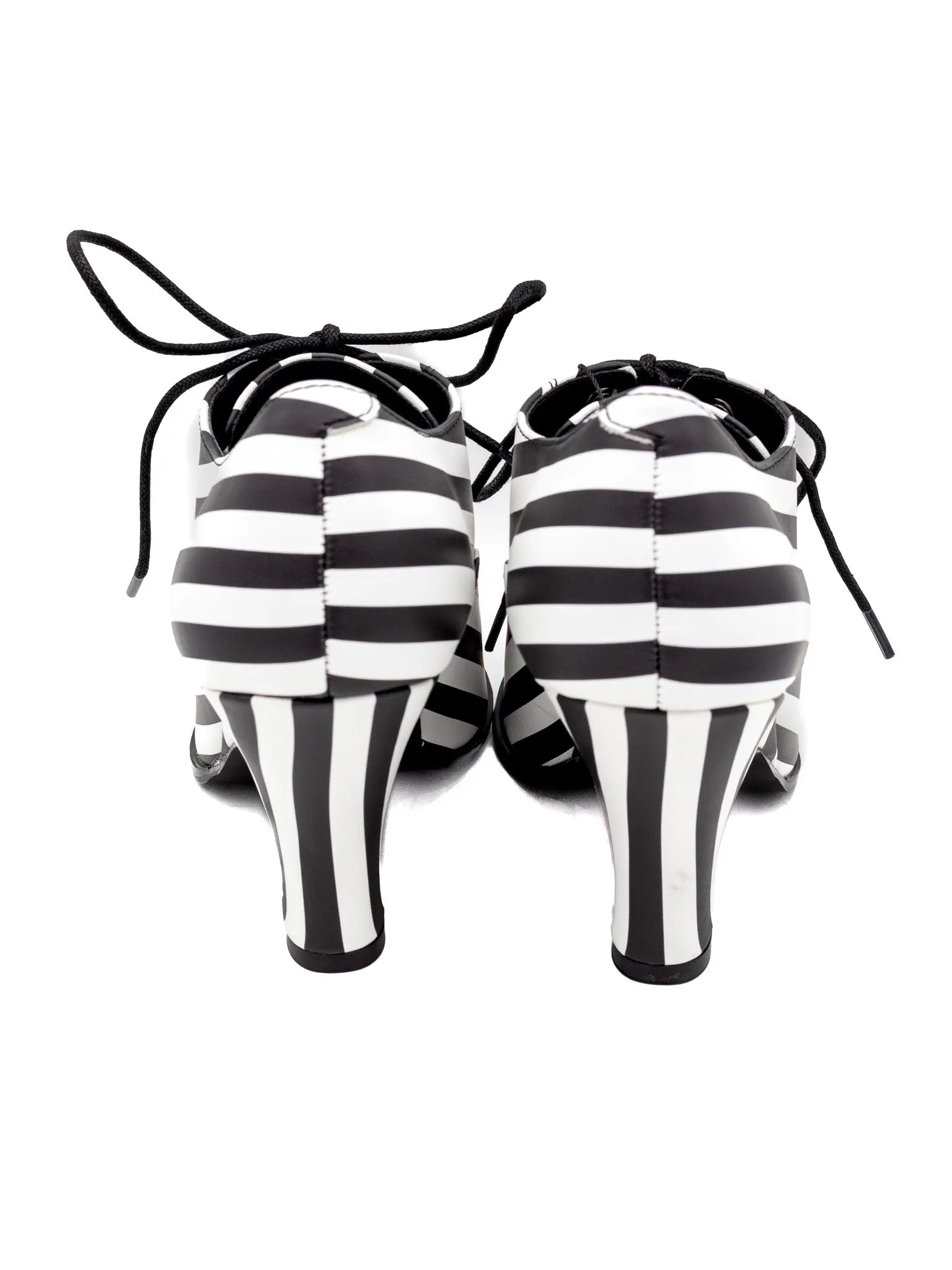 Striped Victoria Heel STRANGE CVLT