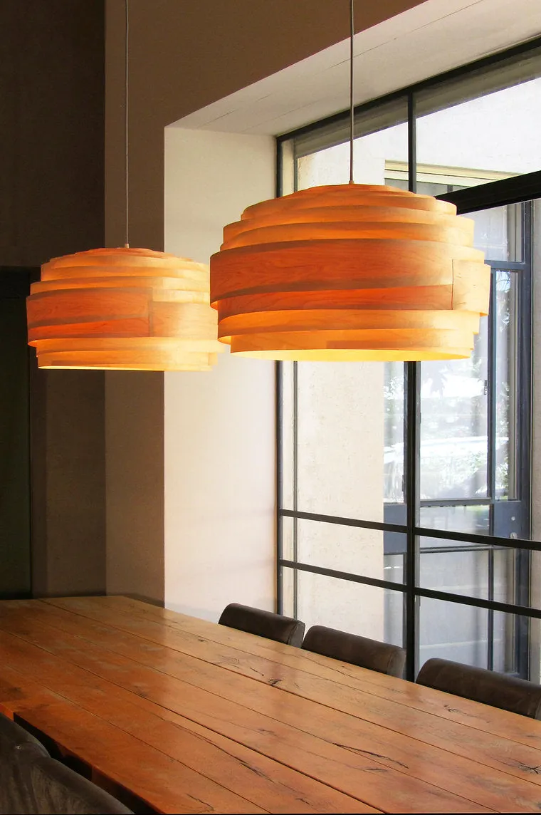 Studio Vayehi Light Cloud Wood Veneer Ceiling Light