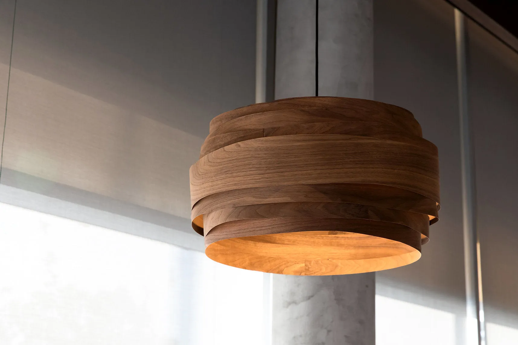 Studio Vayehi Light Cloud Wood Veneer Ceiling Light